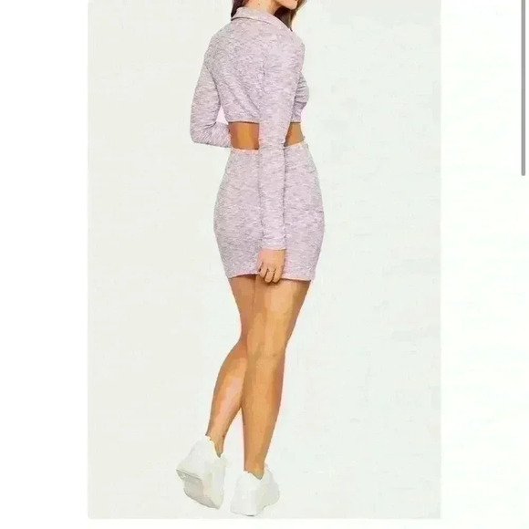 NWT mint vanilla multi colored open back button down COLLARED MINI DRESS sz XS - Picture 2 of 6